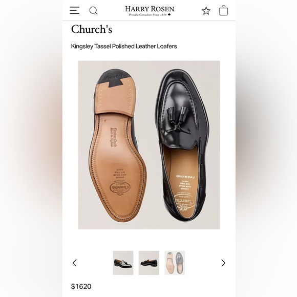 Church’s Black Tassel Loafers US 8D – Made in the UK, Pre-Prada Era (Like New) - Picture 9 of 9